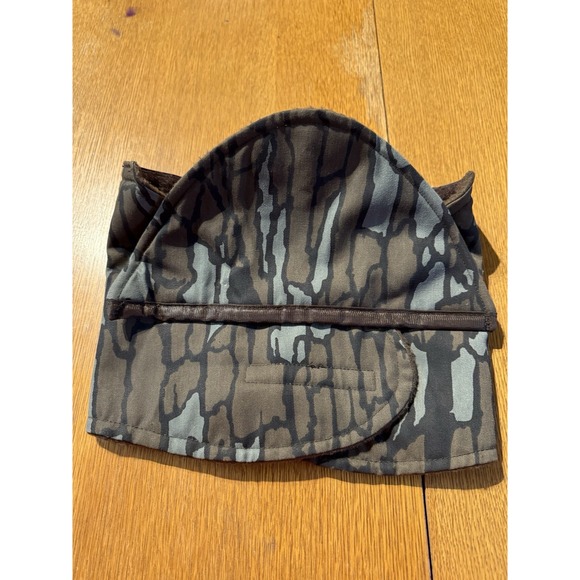 Vintage Treebark Camo Face Veil Neck Gaiter Detachable‎ Mask Possible Hat Attach